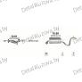 глушитель на HYUNDAI I30 (I), 08 - 12, фото
