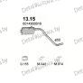 глушитель на Mercedes Benz 207D-309D 2.3 D, 2.4 D, 3.0 D-85-89, фото
