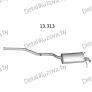 глушитель на MERCEDES BENZ C-kl (W203), 00 - 06, фото