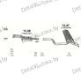 глушитель на MERCEDES BENZ E-kl (W210/S210), 95 - 99, фото