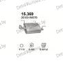 глушитель на Nissan Almera 1.5, 1.8-1.8i-16V Euro 3/4, 00-06, фото