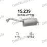 глушитель на Nissan Note 1.4-1.4i 16V, 09, фото