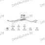 глушитель на Opel Ascona С 1.3, 1.6, 1.8, 2.0-S, E, Aut, Man, 81-89, фото