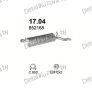 глушитель на Opel Ascona С 1.3, 1.6, 1.8, 2.0-S, E, Aut, Man, 81-89, фото