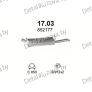 глушитель на Opel Ascona C 1.3, 1.6, 1.8, 2.0-E, S, Man, Aut, 81-89, фото
