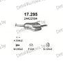 глушитель на Opel Astra G 1.4, 1.6-1.4i 16V, 1.6i 8V, 1.6i 16V, 98-03, фото