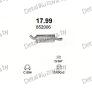 глушитель на Opel Calibra 2.0-Man, Aut, 2.0i 8V 4x4 Man, 90-97, фото