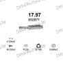 глушитель на Opel Calibra 2.0-Man, 2.0i 16V Man, 90-92, фото