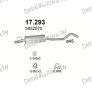 глушитель на Opel Corsa B 1.0-1.0i 12V, 96-00, фото