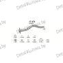 глушитель на Opel Kadett E 1.3, 1.6, 1.6 D, 1.8-S, N, GT, Aut, 1.6i Aut, 1.8i Aut, Man, 84-91, фото