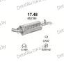 глушитель на Opel Rekord E 1.8, 1.9, 2.0, 2.1, 2.3-S, E, N, 77-86, фото