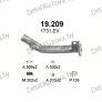 глушитель на Peugeot 206 СС 1.6-1.6i 16V, 00-07, фото