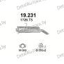 глушитель на Peugeot 306 1.9 D, 2.0 D-1.9 Turbo Diesel, 1.9 SD Turbo Diesel, 2.0 HDi Turbo Diesel, 97-02, фото