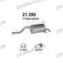 глушитель на Renault Clio II 1.6-1.6i 16V, 98-05, фото