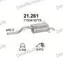 глушитель на Renault Clio 1.2-1.2i Campus, 1.2i-16V Campus, 04-13, фото