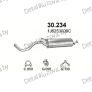 глушитель на Seat Leon 1.6i-16V, 1.9 SDi Diesel 98-06, фото