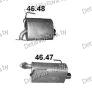 глушитель на SUBARU FORESTER (IV), 14 -, фото
