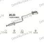 глушитель на Suzuki Swift 1.0i HB 3D, 1.3i HB 3D 88-05, фото