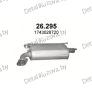 глушитель на Toyota Camry 2.4i 16V 01-07, фото