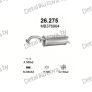 глушитель на Toyota Yaris 1.0 16V, 1.3i 16V 99-05, фото