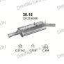 глушитель на VW Passat, Santana GT, 1.6 Turbo Diesel Aut, Man, Aut 81-88, фото