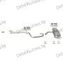 глушитель на VOLKSWAGEN TOURAN 1.9 D, 2.0 D, фото