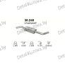 глушитель на VW Transporter IV 2.5 TDi SWB 2920mm, 2.5 TDi (7DW) SWB 2920mm 96-03, фото