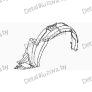 подкрылок на HYUNDAI TIBURON (GK), 02 - 05, фото