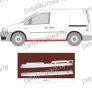 порог на VW CADDY(III), 10-15, фото