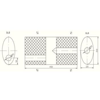 пламегаситель универсальный на стронгер 210x110x450 