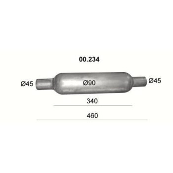 пламегаситель универсальный на стронгер 90x330