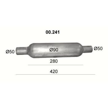 пламегаситель универсальный на стронгер 90x400
