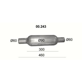 пламегаситель универсальный на стронгер 90x400