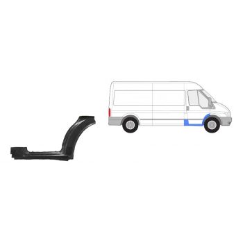 арка крыла+порог на FORD TRANSIT, 00 - 06