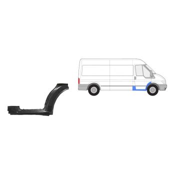 арка крыла+порог на FORD TRANSIT (VII), 06 - 13