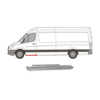 арка крыла+порог на VW CRAFTER, 06 -17