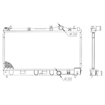 радиатор на CHRYSLER NEON, 00,95 - 12,99