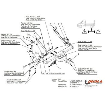 фаркоп на NISSAN NV 400