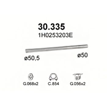 глушитель на VW Golf III 1.8, 1.8i, 1.8 GTi, GL, GTI, 1.9 TDi Turbo Diesel 91-01