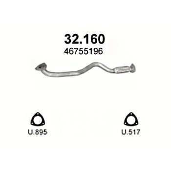 глушитель на Alfa Romeo 145 1.9D-1.9 JTD, 99-01