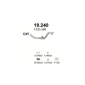 глушитель на Citroen C4 1.6i-16V, 04