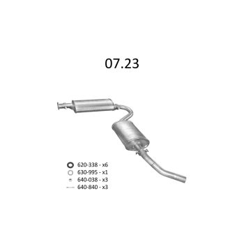 глушитель на CITROEN JUMPER (I), 94 - 02