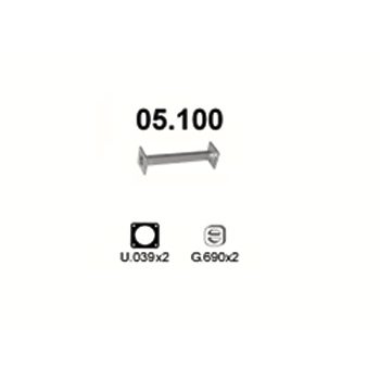 глушитель на Daewoo Espero 1.5i 16V Dohc, 1.8i Sohc, 2.0i Sohc 95-99