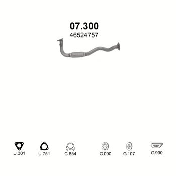 глушитель на Fiat Brava 1.2-1.2i 16V 98-01