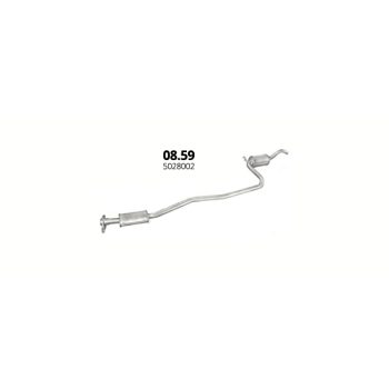 глушитель на Ford Escort 1.8 TD-96-00