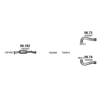 глушитель на FORD KUGA 2.5