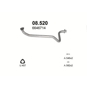 глушитель на Ford Transit 2.5 D-2.5 D D25P 190EF XLWB, 2.5 D D25NA SWB 2835mm, 2.5 D D25NA LWB 3570mm 91-94