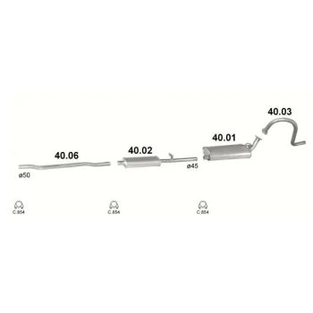 ГЛУШИТЕЛЬ ГАЗ 2401, 67-77