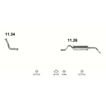 глушитель на LADA 2115, 97-12