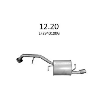 глушитель на MAZDA 5 (CR), 05 - 10